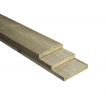 Steigerhout nieuw 250x20x3 cm (max 2,5 meter)