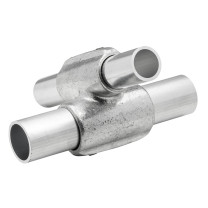 Aluminium  Kruisstuk uit het vlak verloop