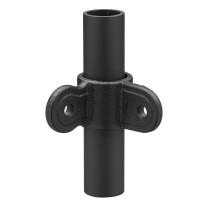 Oogdeel 90 gr. dubbel outdoor zwart