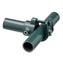 Open t-stuk outdoor groen 33,7 mm