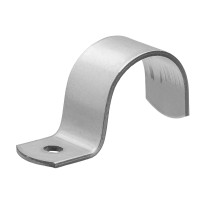 Hele kapbeugel met 1 lip onbehandeld 33,7 mm